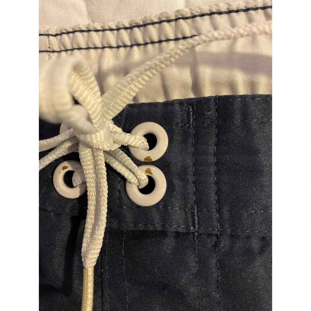 Nike Men’s Navy‎ XL Swimsuit Trunks Side Pockets with Tie Waist Pool Lake